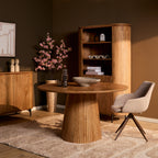 Eettafel Solana | Rond | Mangohout naturel