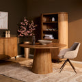 Eettafel Solana | Rond | Massief mangohout naturel