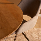 Eettafel Solana | Rond | Massief mangohout naturel