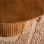 Eettafel Solana | Rond | Massief mangohout naturel
