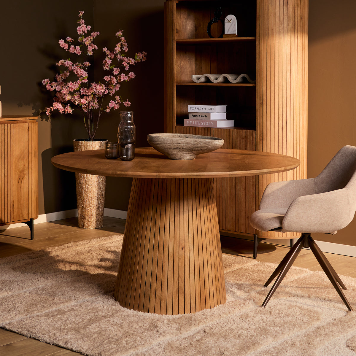 Eettafel Solana | 130 cm | Naturel