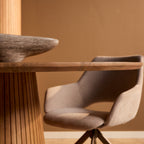Eettafel Solana | Ovaal | Mangohout naturel