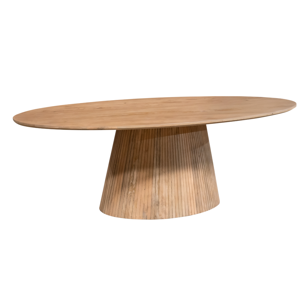 Eettafel Solana | Ovaal | Lattenpoot 240x120
