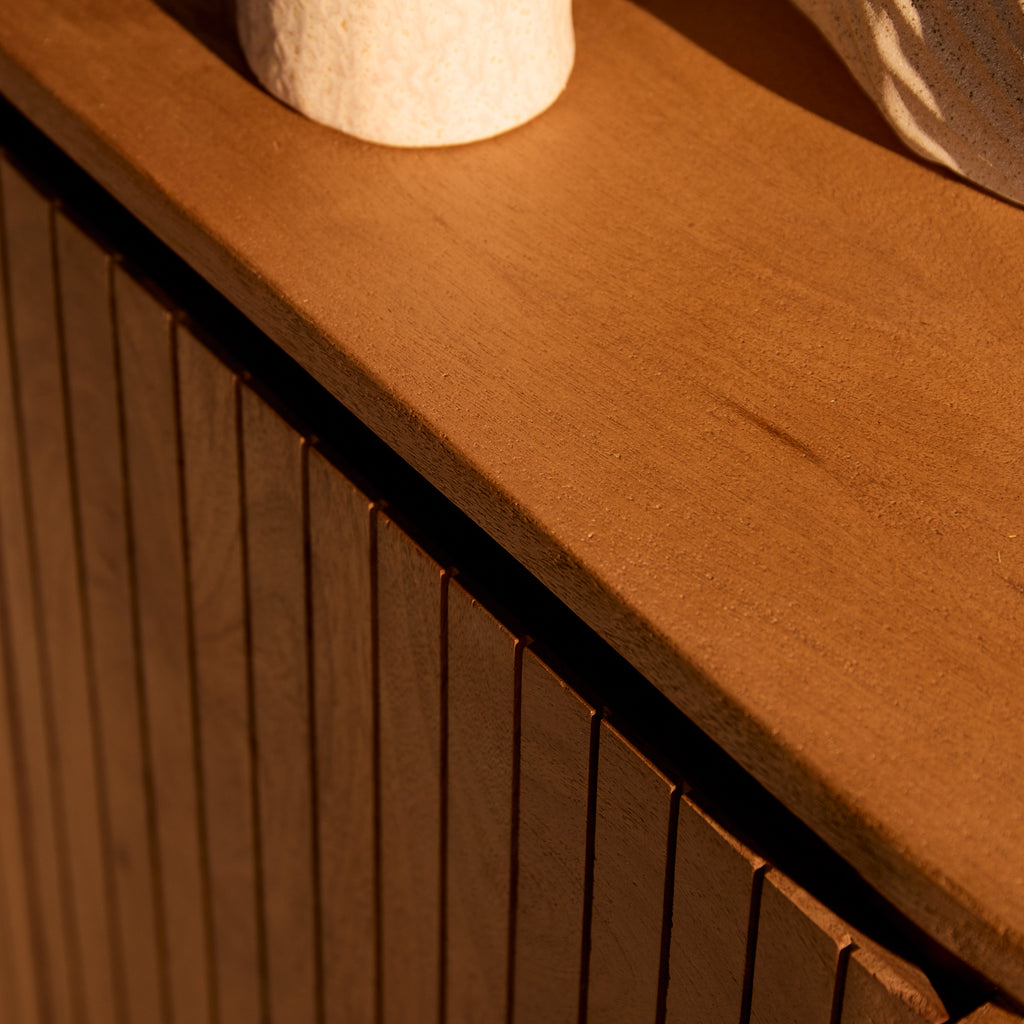 Kabinet Solana | 2-Deurs | Mangohout naturel