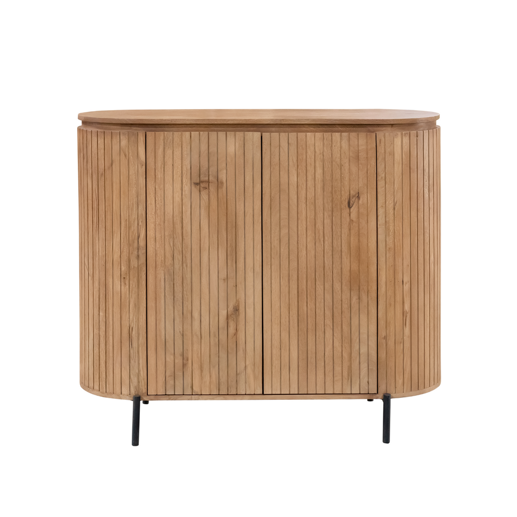 Kabinet Solana | 2-Deurs | Mangohout naturel