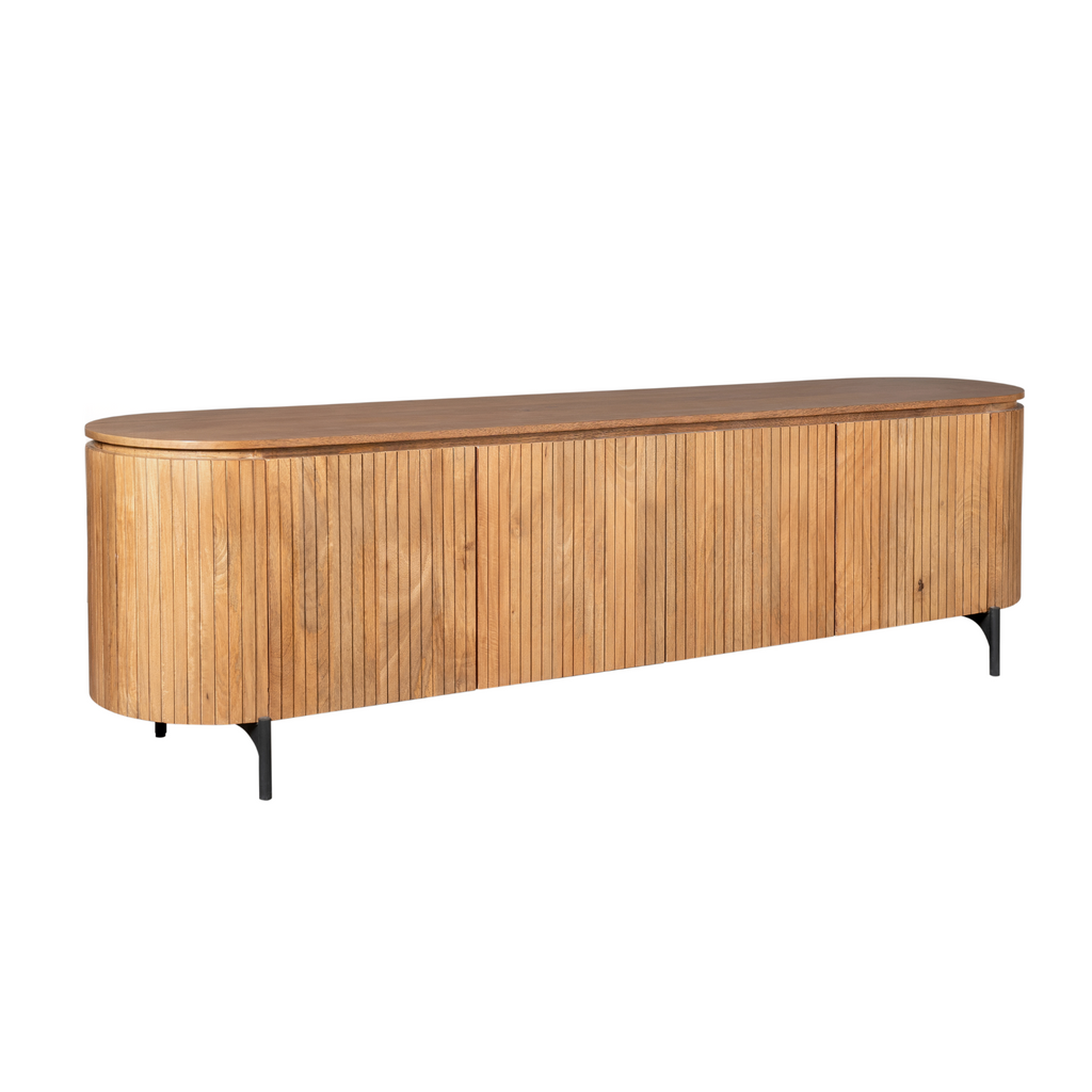 Tv meubel Solana | 210 cm | Verticale latten