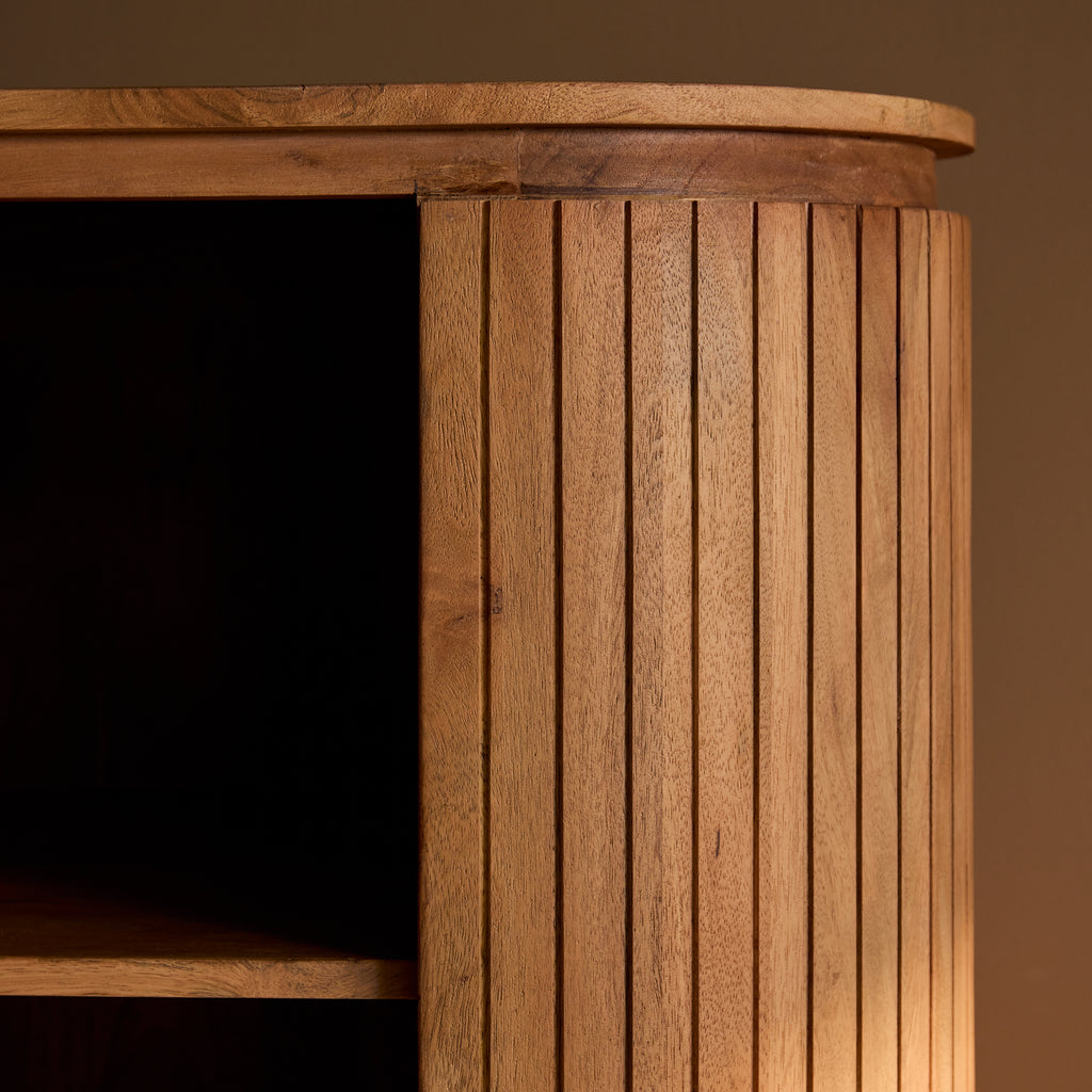 Wandkast Solana | 2 Deurtjes | Mangohout naturel