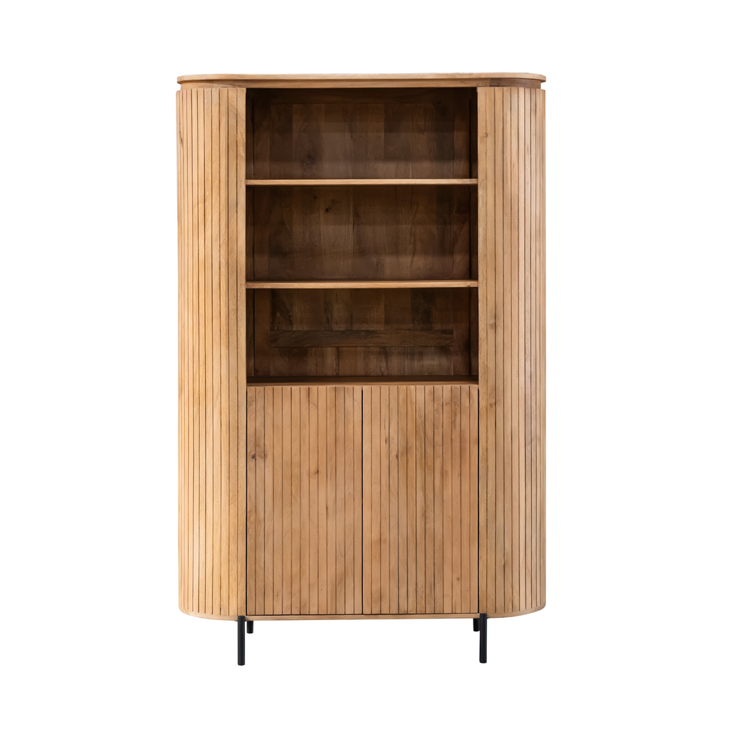 Wandkast Solana | 2 Deurtjes | Mangohout naturel