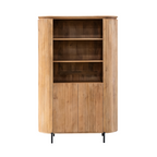 Wandkast Solana | 2 Deurtjes | Mangohout naturel