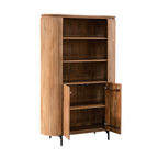 Wandkast Solana | 2 Deurtjes | Mangohout naturel