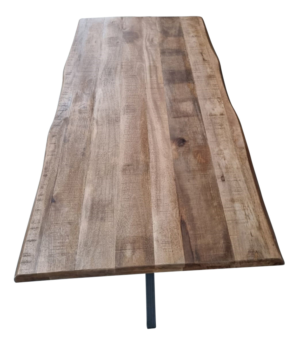 Eettafel Boomstam | Boston | Mangohout & Metaal