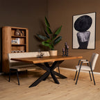 Boomstamtafel Boston | Mangohout | 200x100