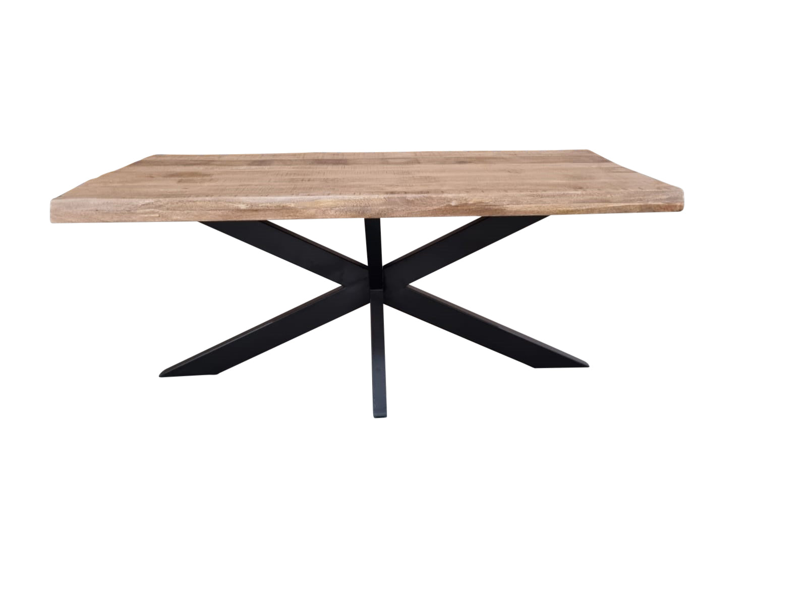 Eettafel Boomstam | Boston | Mangohout & Metaal