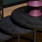 Salontafel Triole | Set van 3 | All Black