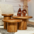 Salontafel Maya | Set van 3 | Massief mangohout