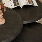 Salontafel Set Ohio | 3-delig | Massief mango zwart