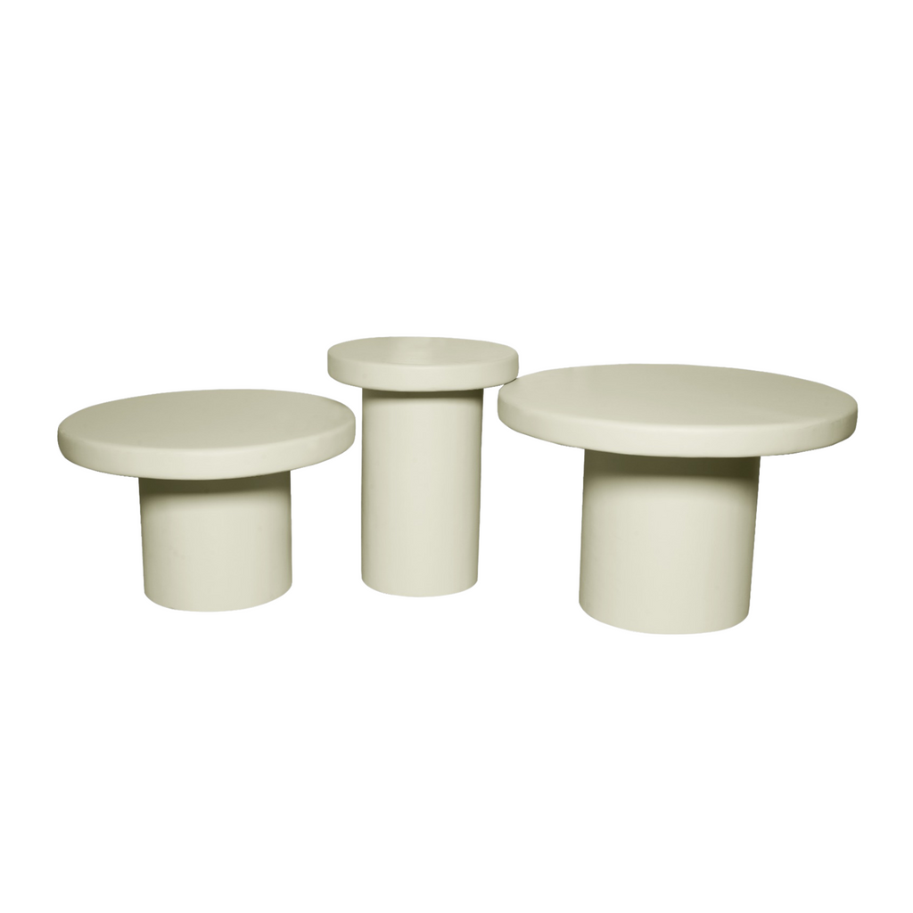Salontafel Maya | Set van 3 | Mangohout Sand finish