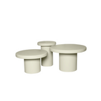 Salontafel Maya | Set van 3 | Mangohout Sand finish