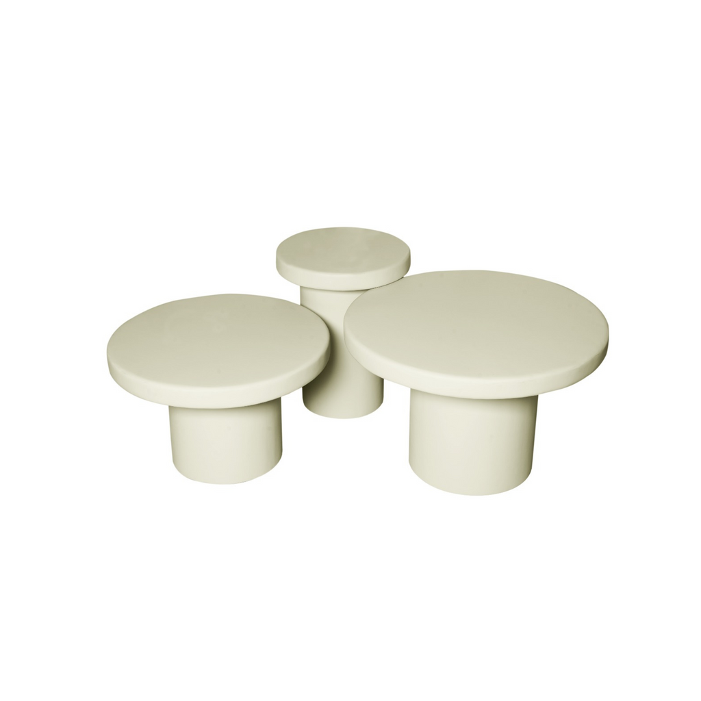 Salontafel Maya | Set van 3 | Mangohout Sand finish