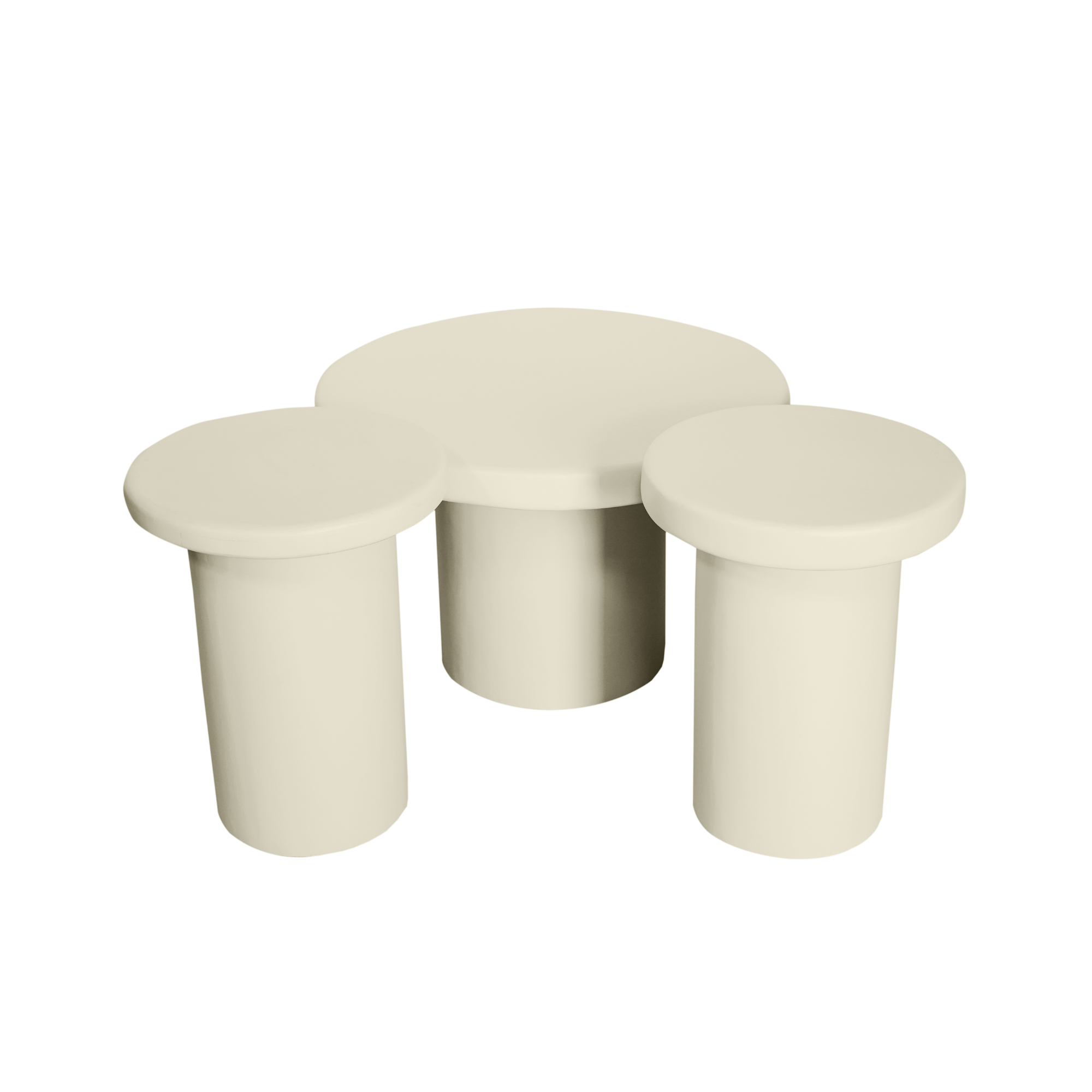 Salontafel Maya | Set van 3 | Mangohout Sand finish