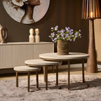 Salontafel Madison Zand | 70 cm | set van 3