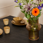 Eettafel Boomstam Boston | Mangohout | Mat zwart