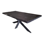 Boomstamtafel Boston Black | Mangohout | Mat zwart