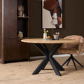 Eettafel Ferris | Ø110 | Massief eiken naturel