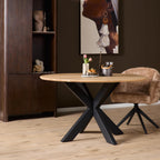 Eettafel Ferris | Ø110 | Massief eiken naturel