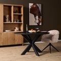 Eettafel Ferris | Ø110 cm | Massief Europees eiken