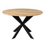 Eettafel Ferris | Rond Ø130 | Massief eiken naturel