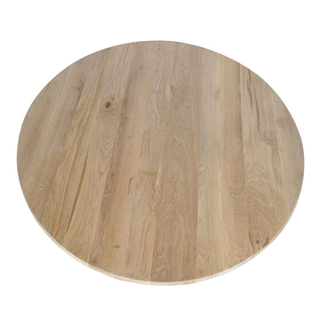 Eettafel Ferris | Rond Ø130 | Massief eiken naturel