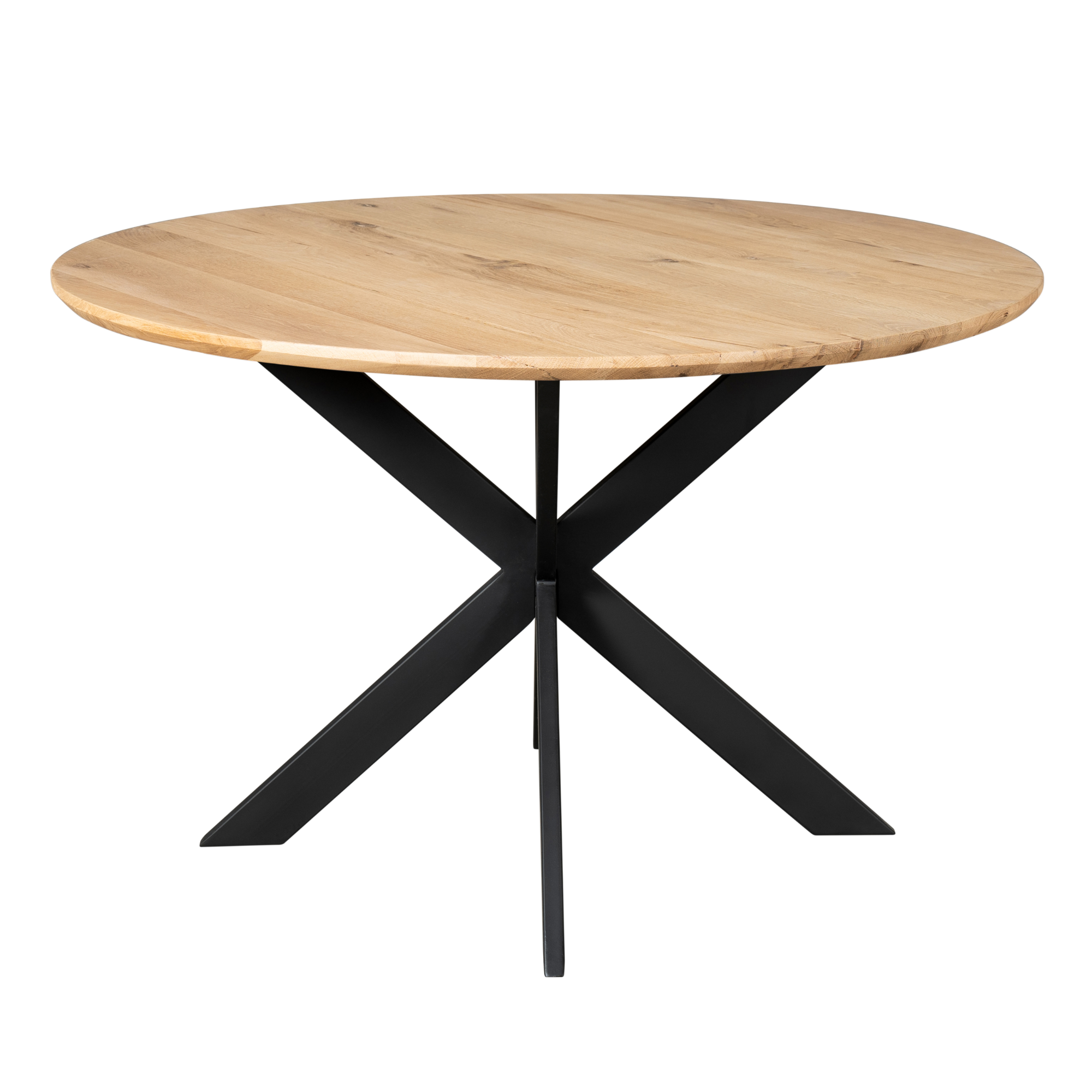 Eettafel Ferris | Rond Ø130 | Massief eiken naturel