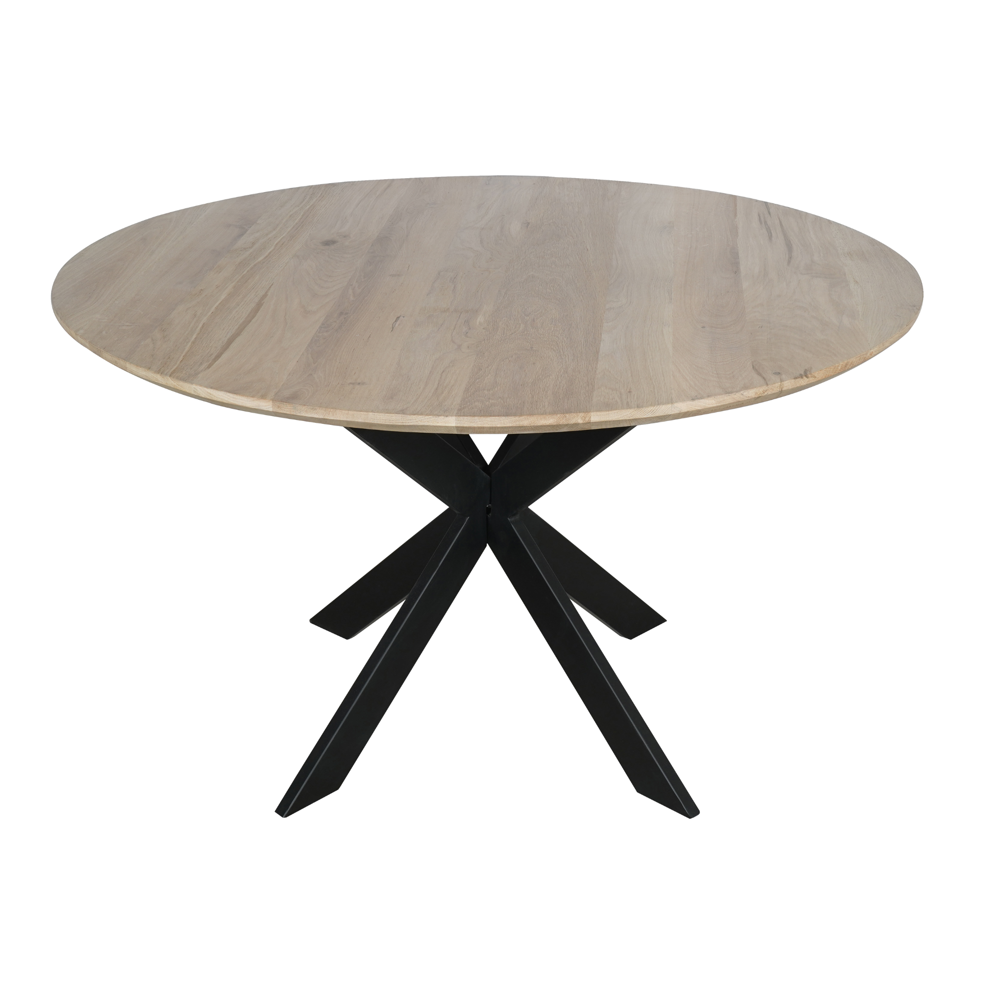 Eettafel Ferris | Rond Ø130 | Massief eiken naturel