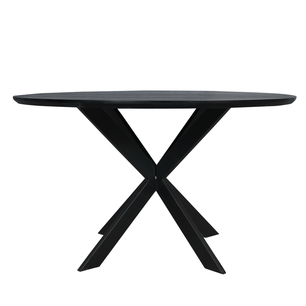 Eettafel Ferris | Rond Ø130 | Europees eiken naturel