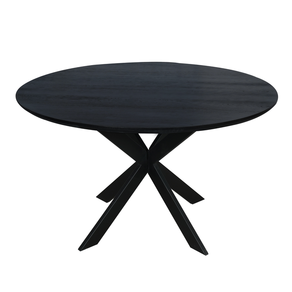 Eettafel Ferris | Rond Ø130 | Europees eiken naturel