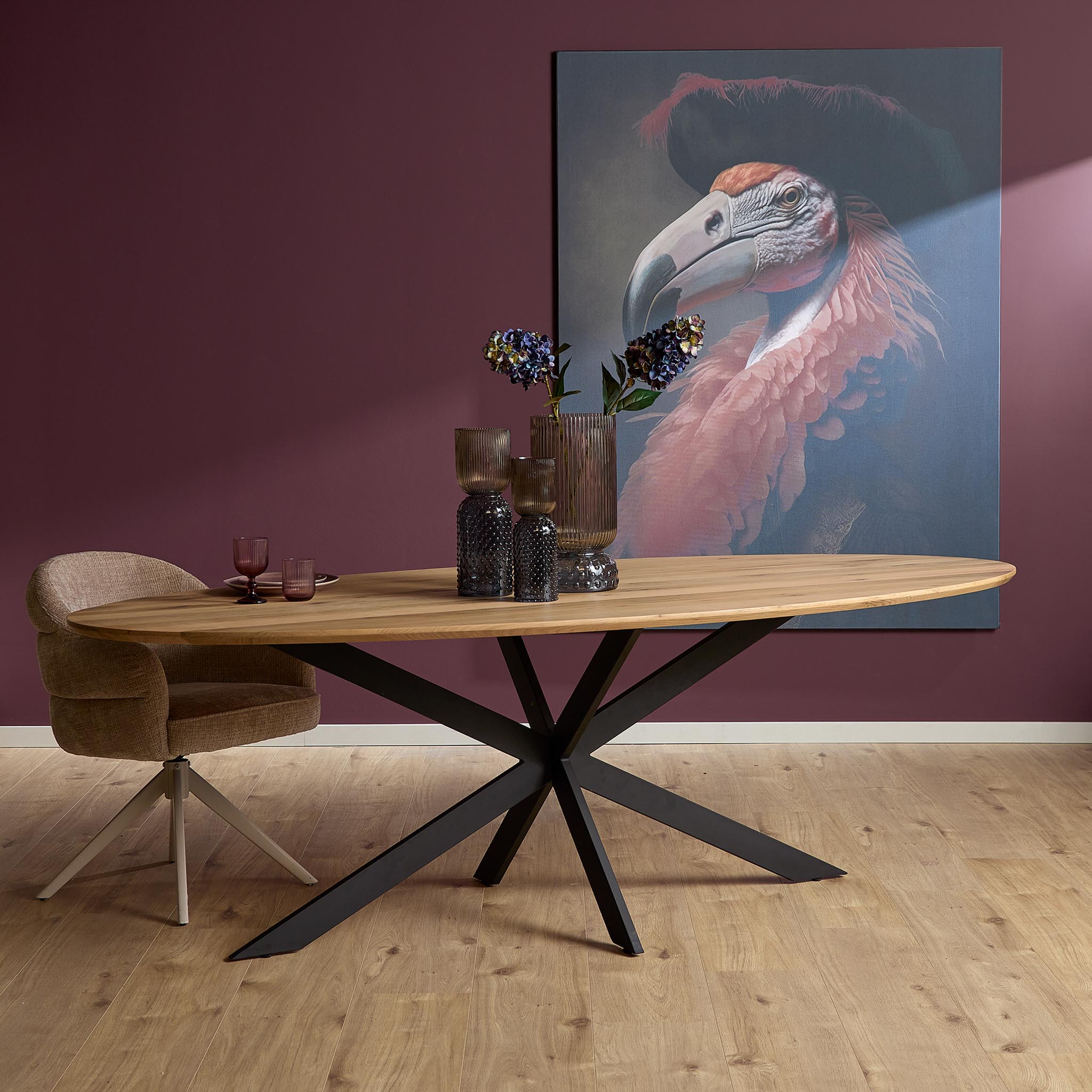 Eettafel Ferris | Massief eiken | 240x110