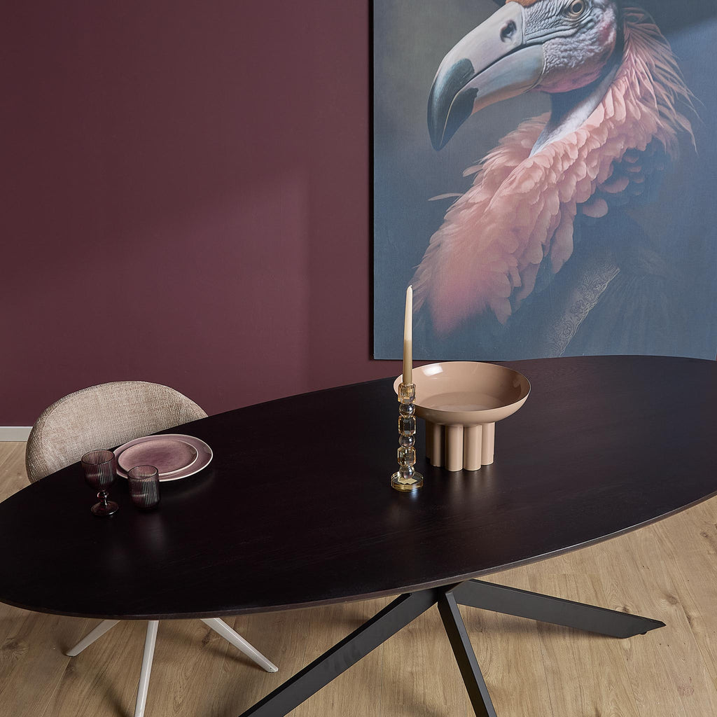 Eettafel Ferris | Massief eiken 3 cm | 210x100