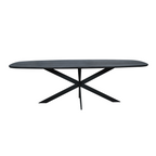Eettafel Ferris | Massief Eiken 240x110 | Stalen frame