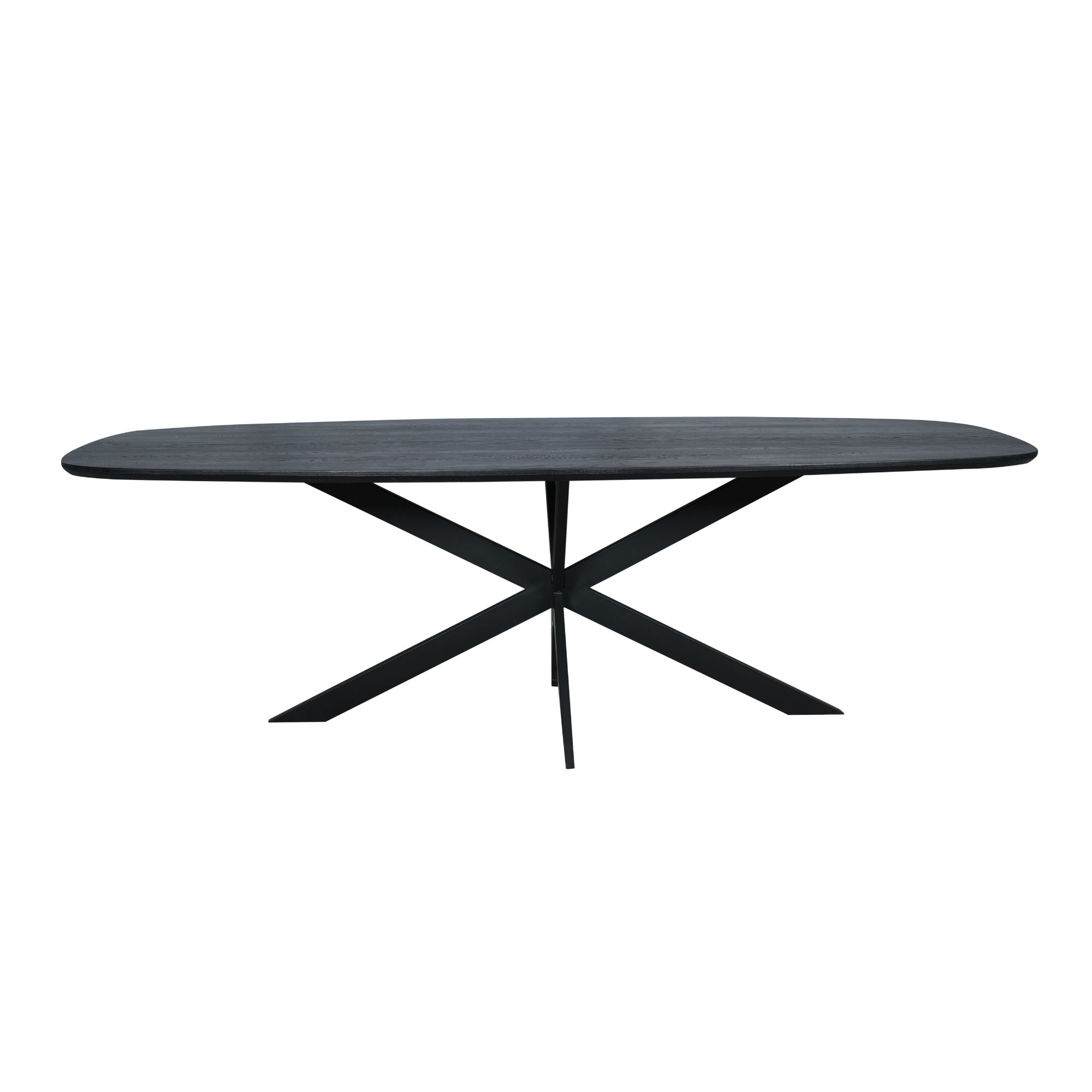 Eettafel Ferris | Massief Eiken 240x110 | Stalen frame