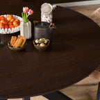 Eettafel Ferris | Massief Eiken | Ø150 cm
