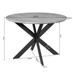 Eettafel Ferris | Massief eiken | Ø130 cm