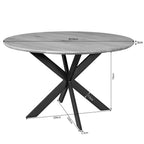 Eettafel Ferris | Massief Eiken | Ø150 cm