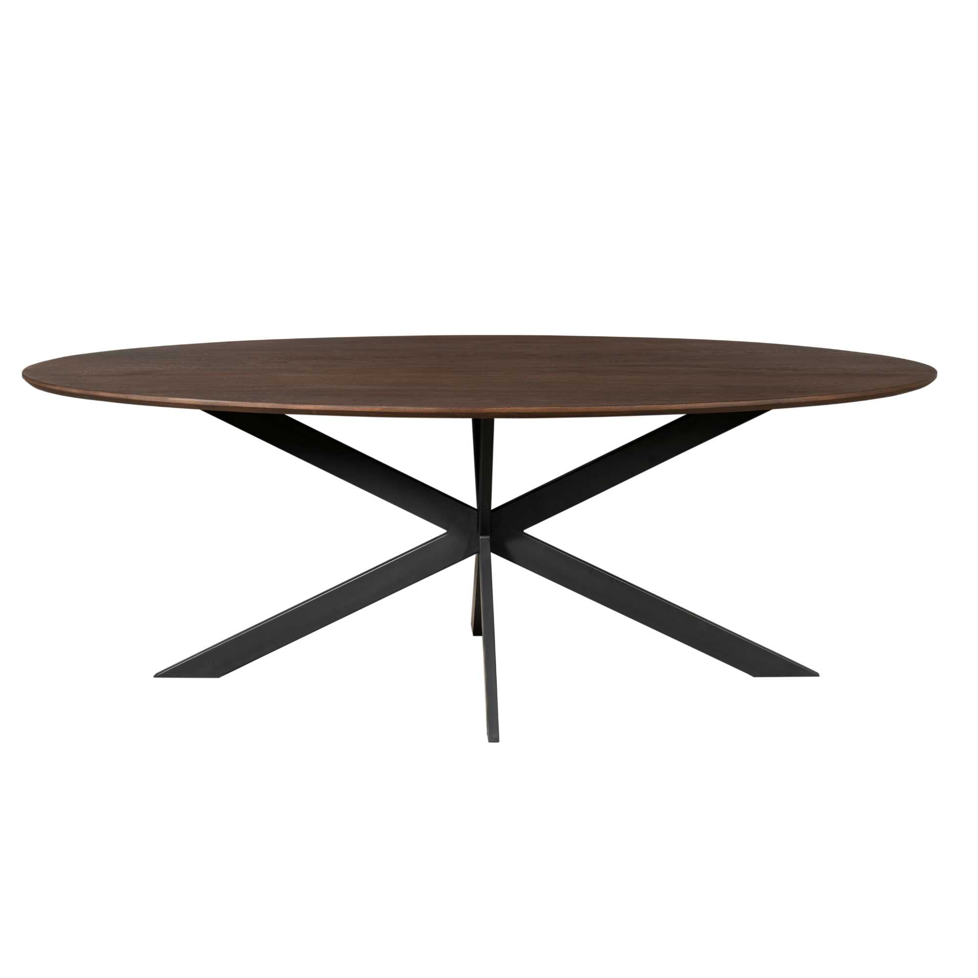Eettafel Ferris | Massief eiken | Stalen frame