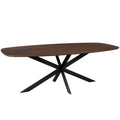 Eettafel Ferris | 3 cm Europees eiken | Stalen frame