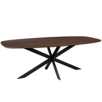 Eettafel Ferris | 3 cm Europees eiken | Stalen frame