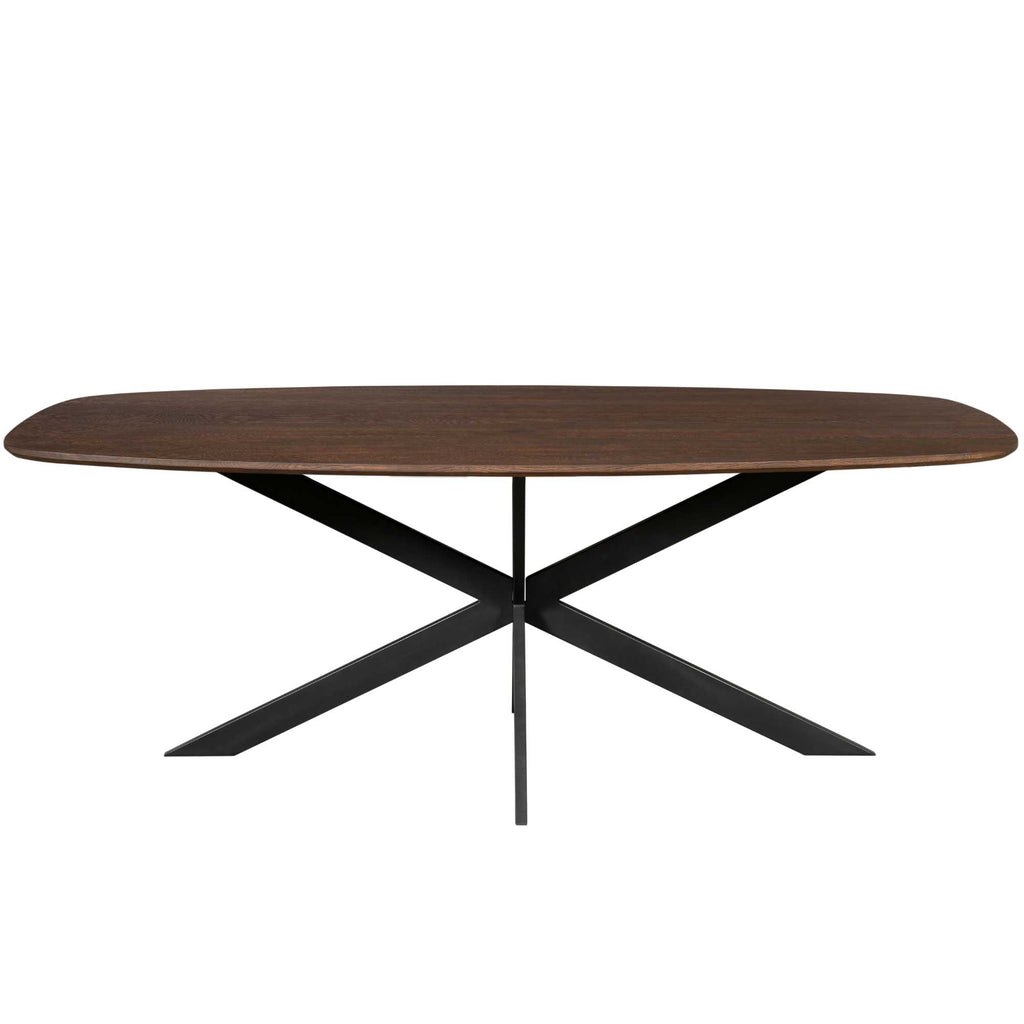 Eettafel Ferris | 3 cm Europees eiken | Stalen frame