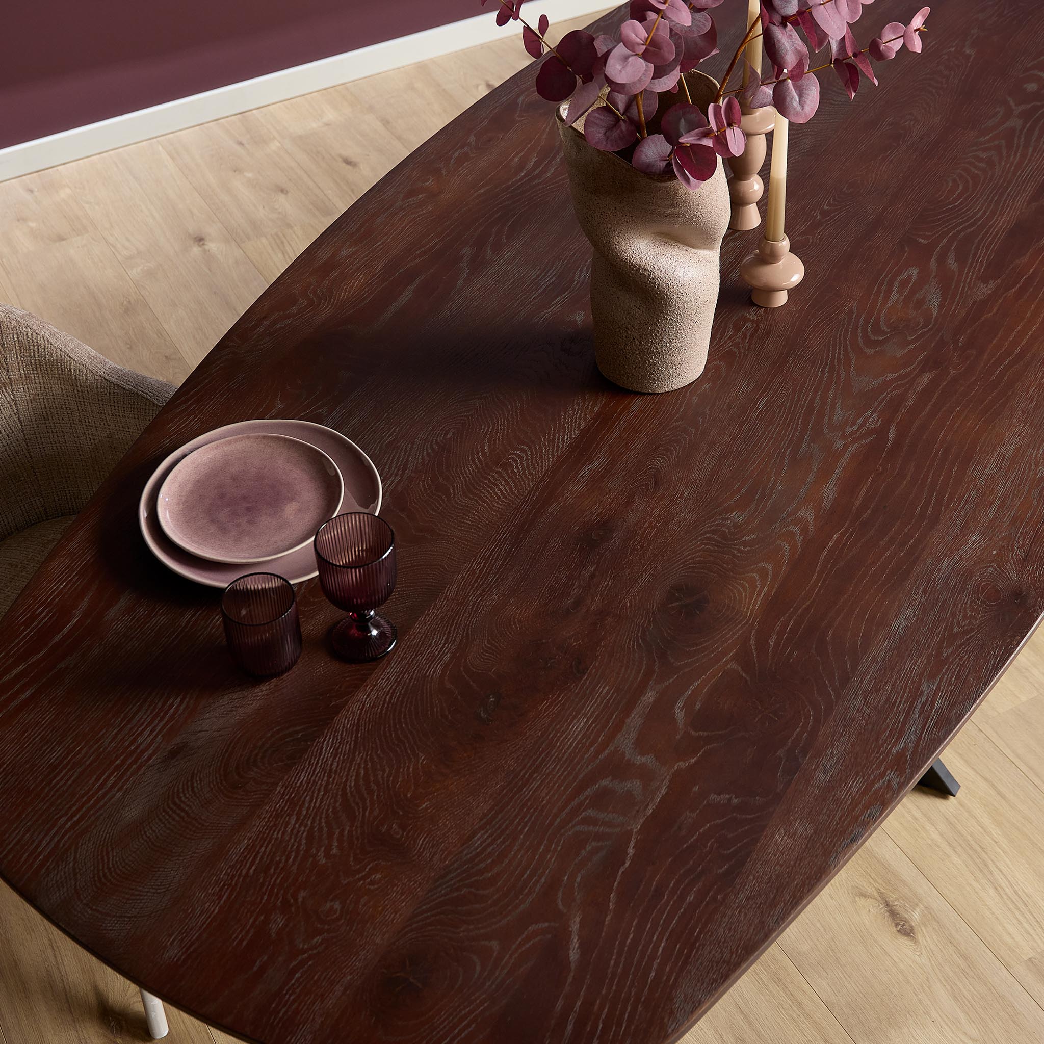 Eettafel Ferris | Massief eiken | 240x110 cm