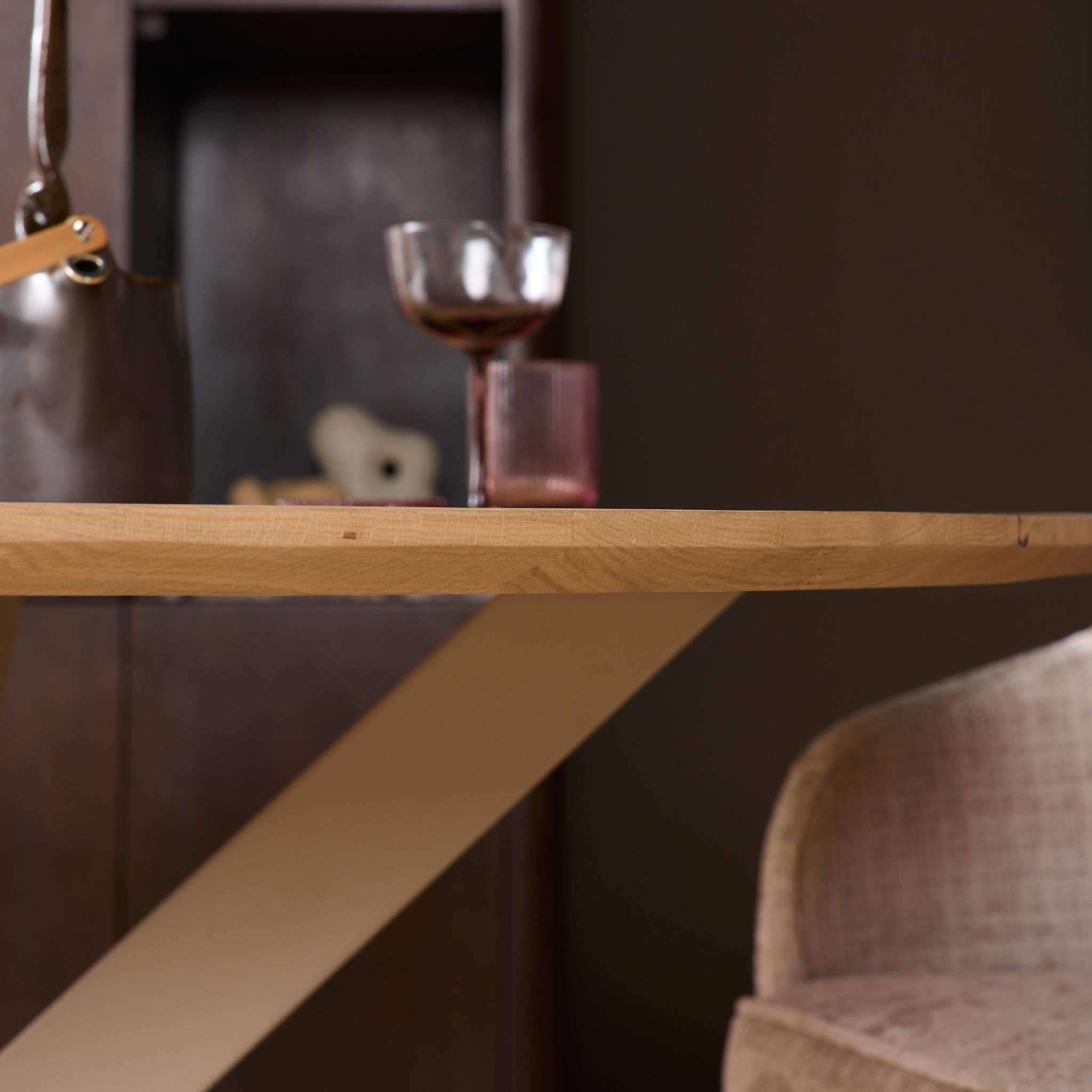 Eettafel Ferris | Massief eiken | 150x150
