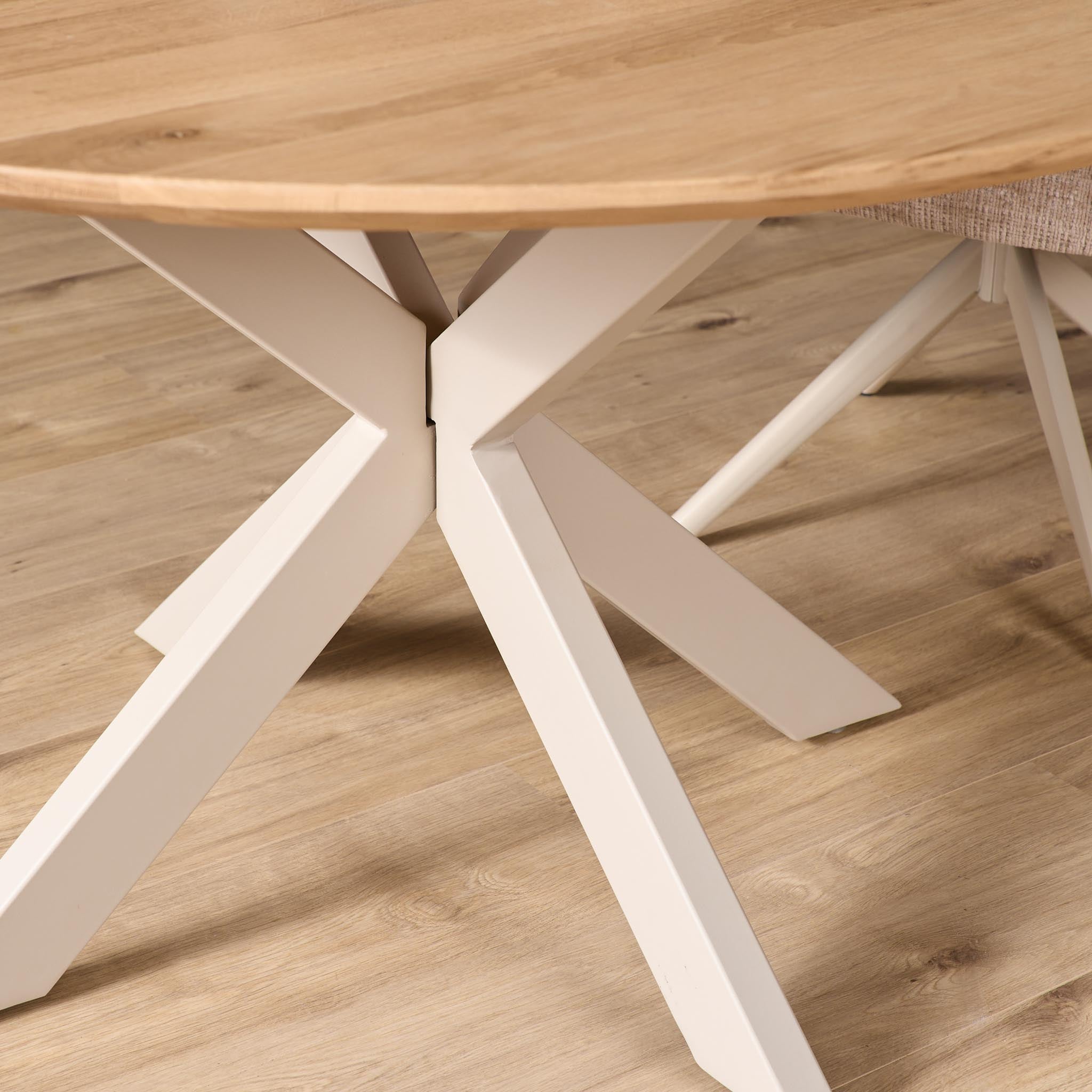 Eettafel Ferris | Massief eiken | 150x150